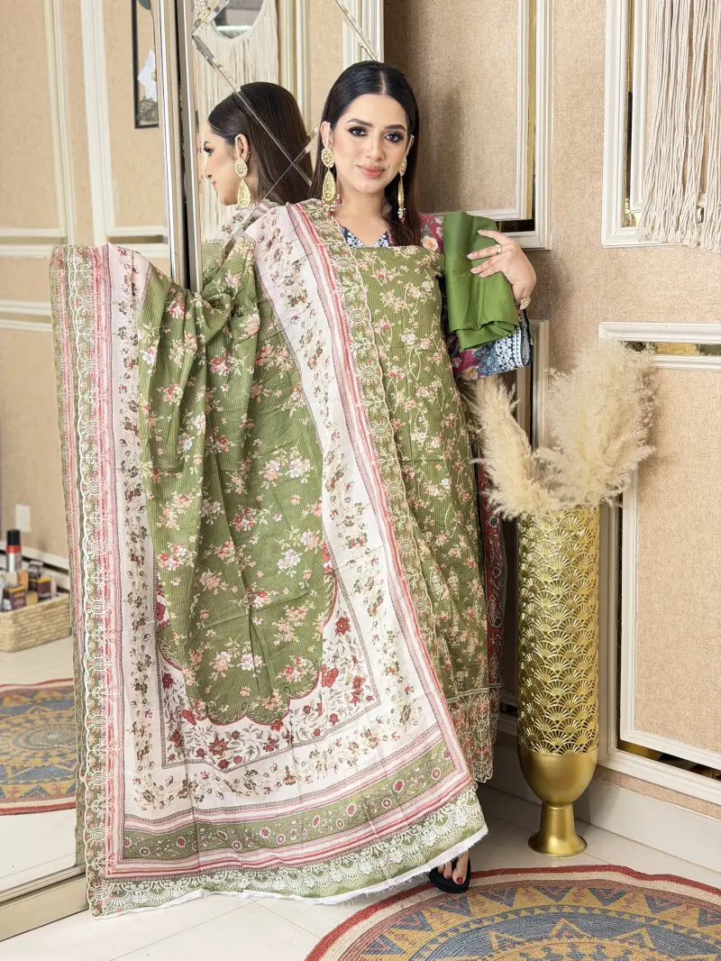 Bin Sayeed Inspired Premium Cotton 3 Piece