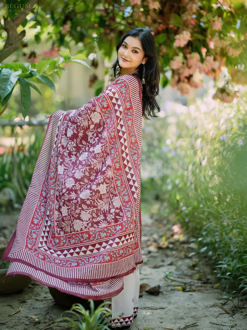 BEGUM Exclusive Stitched ❤️ Ruby💎🤎